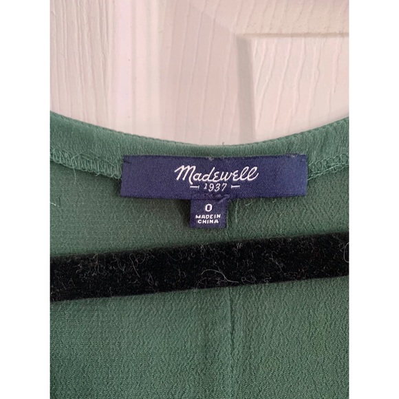 Madewell Green Silk Dress - Picture 4 of 5
